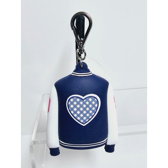 VARSITY JACKET Blue White Bath Body Works Pocketbac Holder NEW - Picture 5 of 8